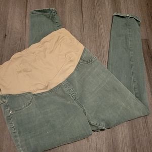 Green Maternity jeans